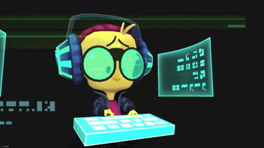 Python Developer Cracking Code GIF